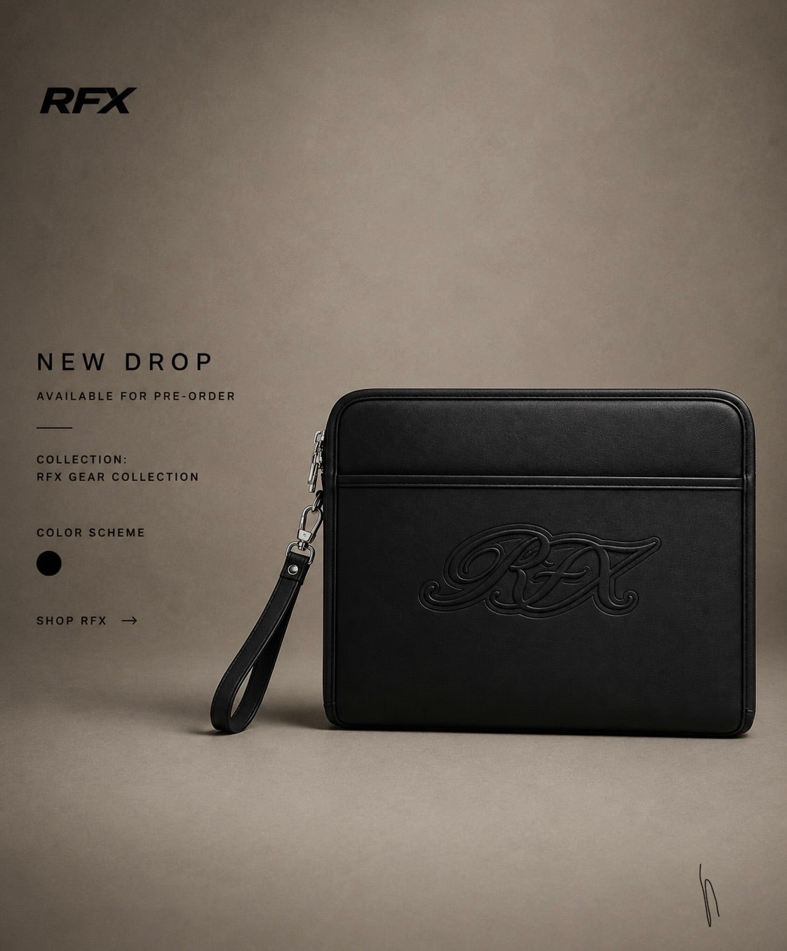THE RFX MEN’S HAND CLUTCH BAG